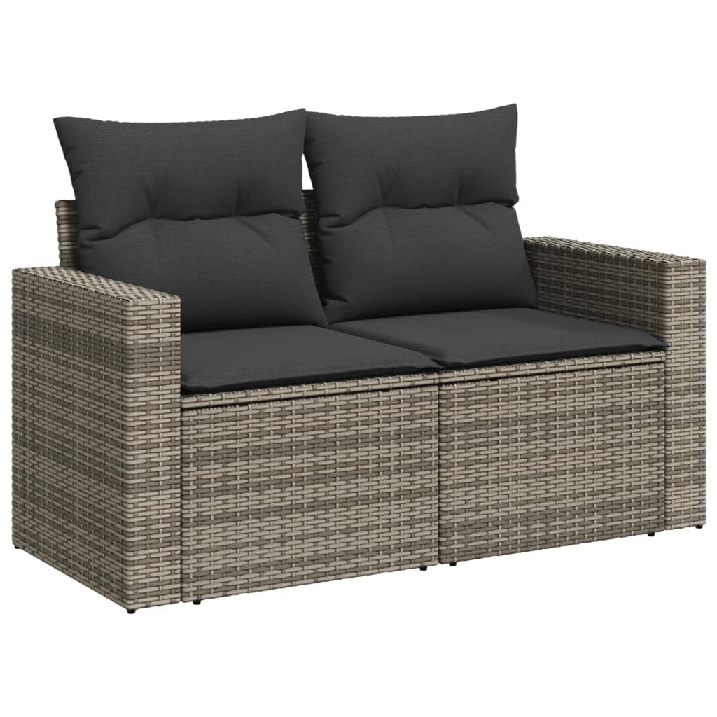 Mafett Refined 10-Piece Rattan Patio Sofa Set with Cushions