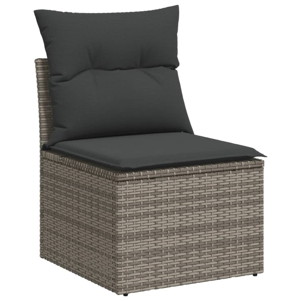 Mafett Refined 10-Piece Rattan Patio Sofa Set with Cushions