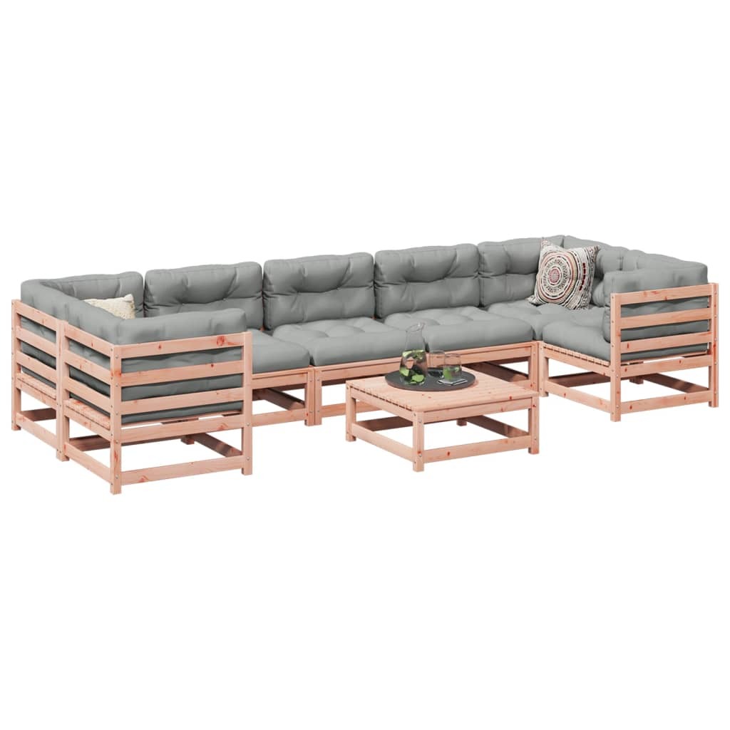 Myers 8 Piece Garden Sofa Set Solid Wood Douglas Fir