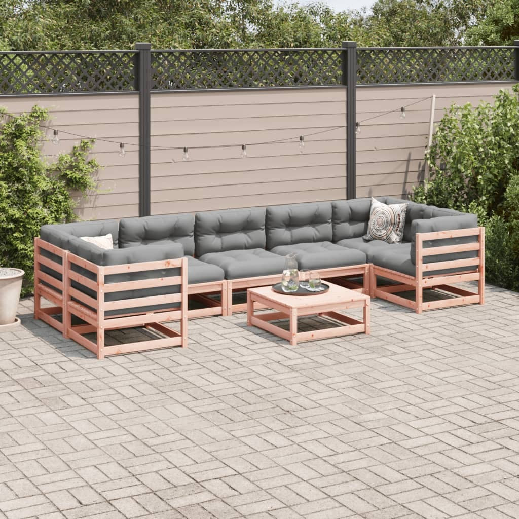 Myers 8 Piece Garden Sofa Set Solid Wood Douglas Fir