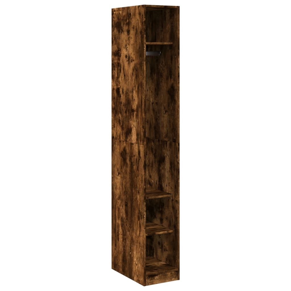 Valen Wardrobe – Smoked Oak Engineered Wood