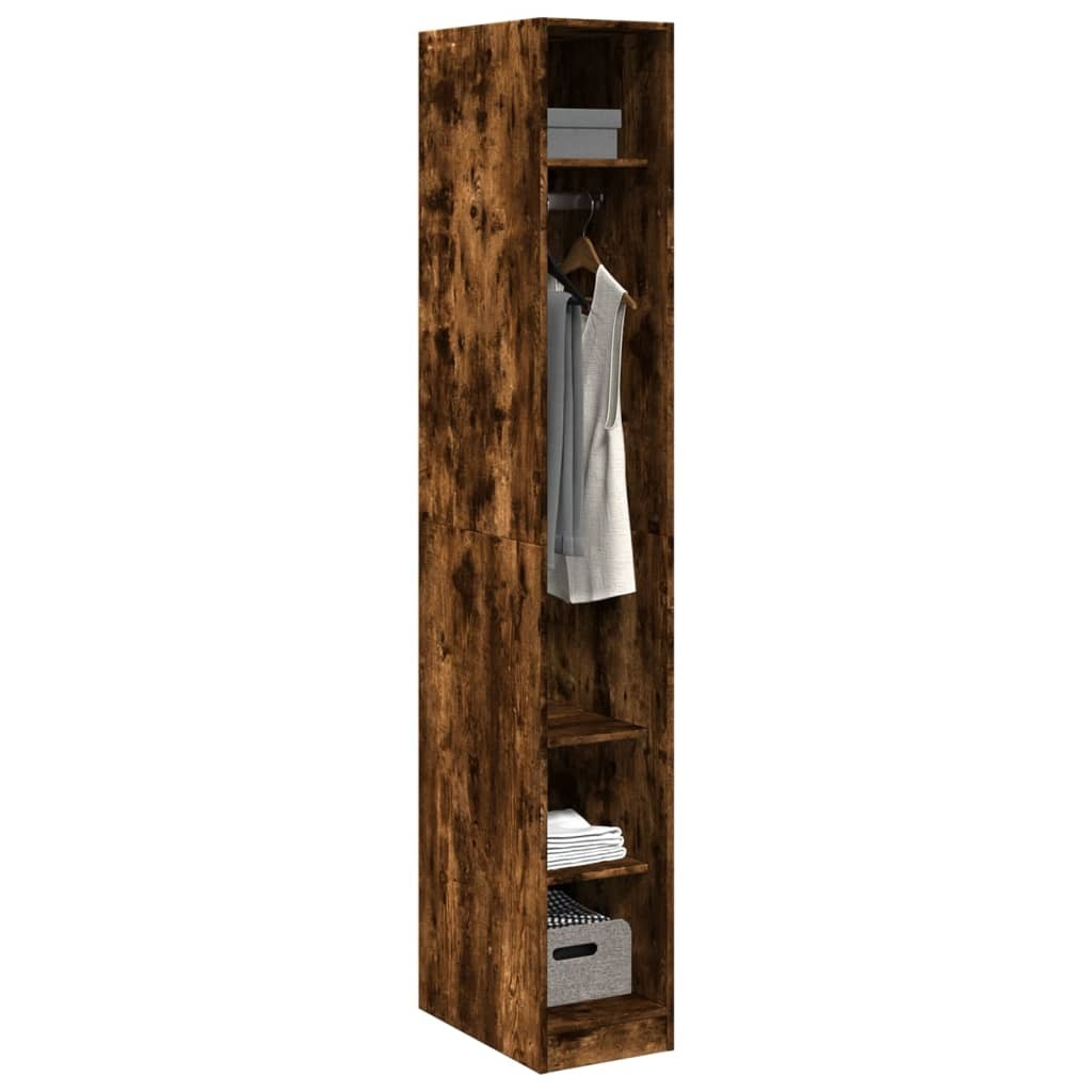 Valen Wardrobe – Smoked Oak Engineered Wood