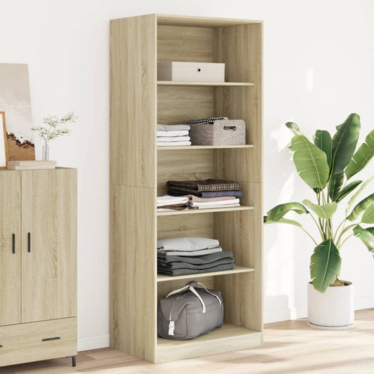 Mafett Wardrobe Sonoma Oak 80x50x200 cm Engineered Wood