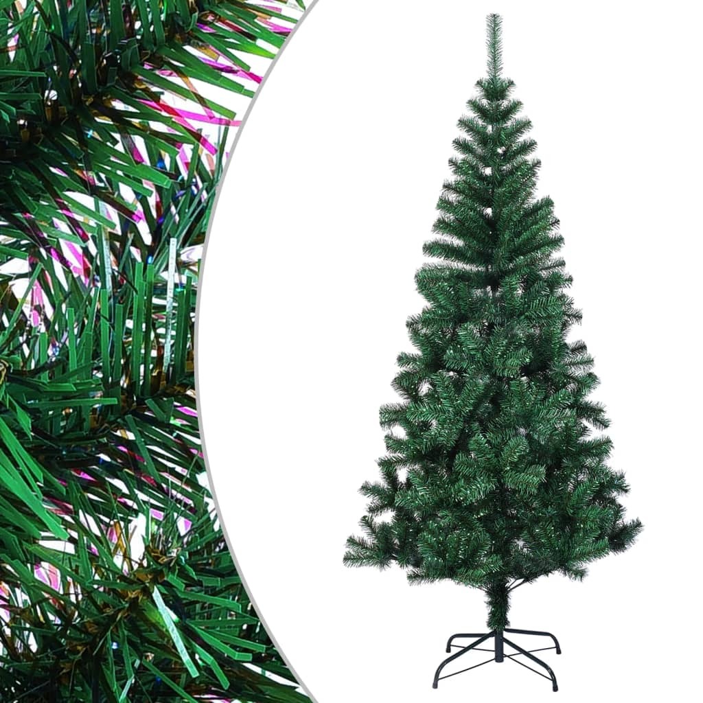 Mafett 180 cm Artificial Christmas Tree with Iridescent Tips – Lush Green PVC for a Dazzling Holiday Display