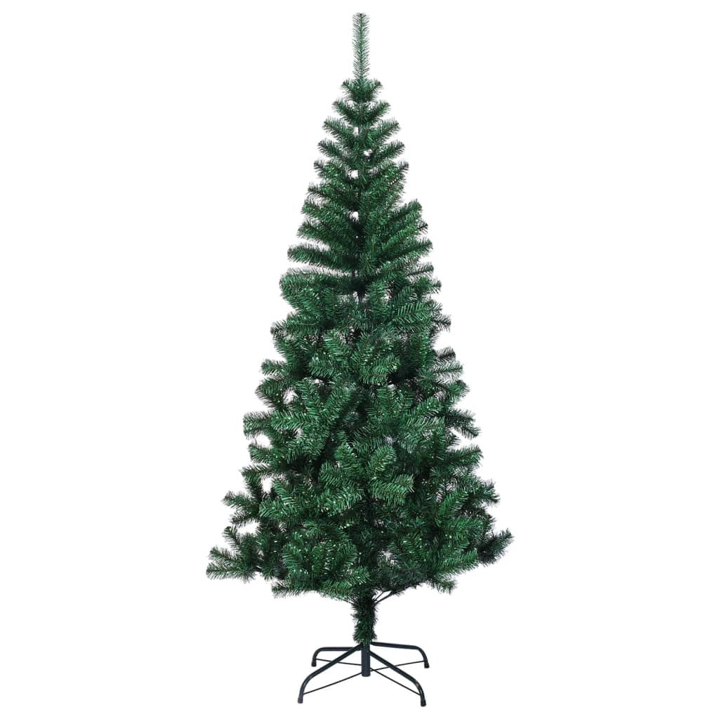 Mafett 180 cm Artificial Christmas Tree with Iridescent Tips – Lush Green PVC for a Dazzling Holiday Display