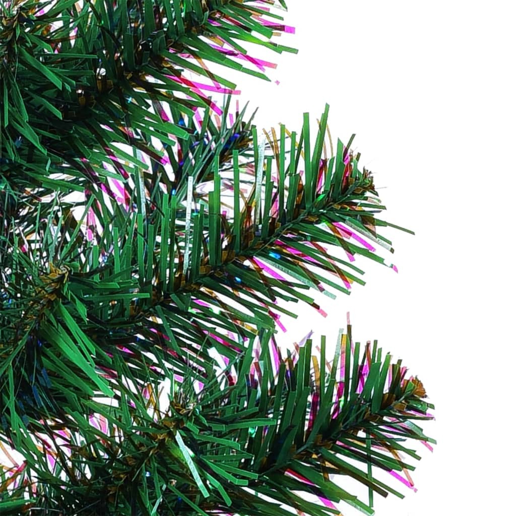 Mafett 180 cm Artificial Christmas Tree with Iridescent Tips – Lush Green PVC for a Dazzling Holiday Display