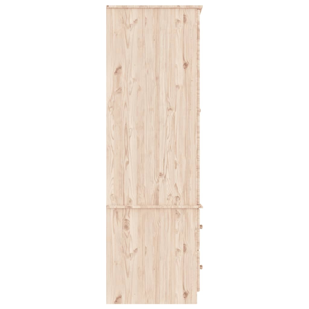 Davina ALTA Solid Pine Wood Wardrobe – Elegant & Timeless Design