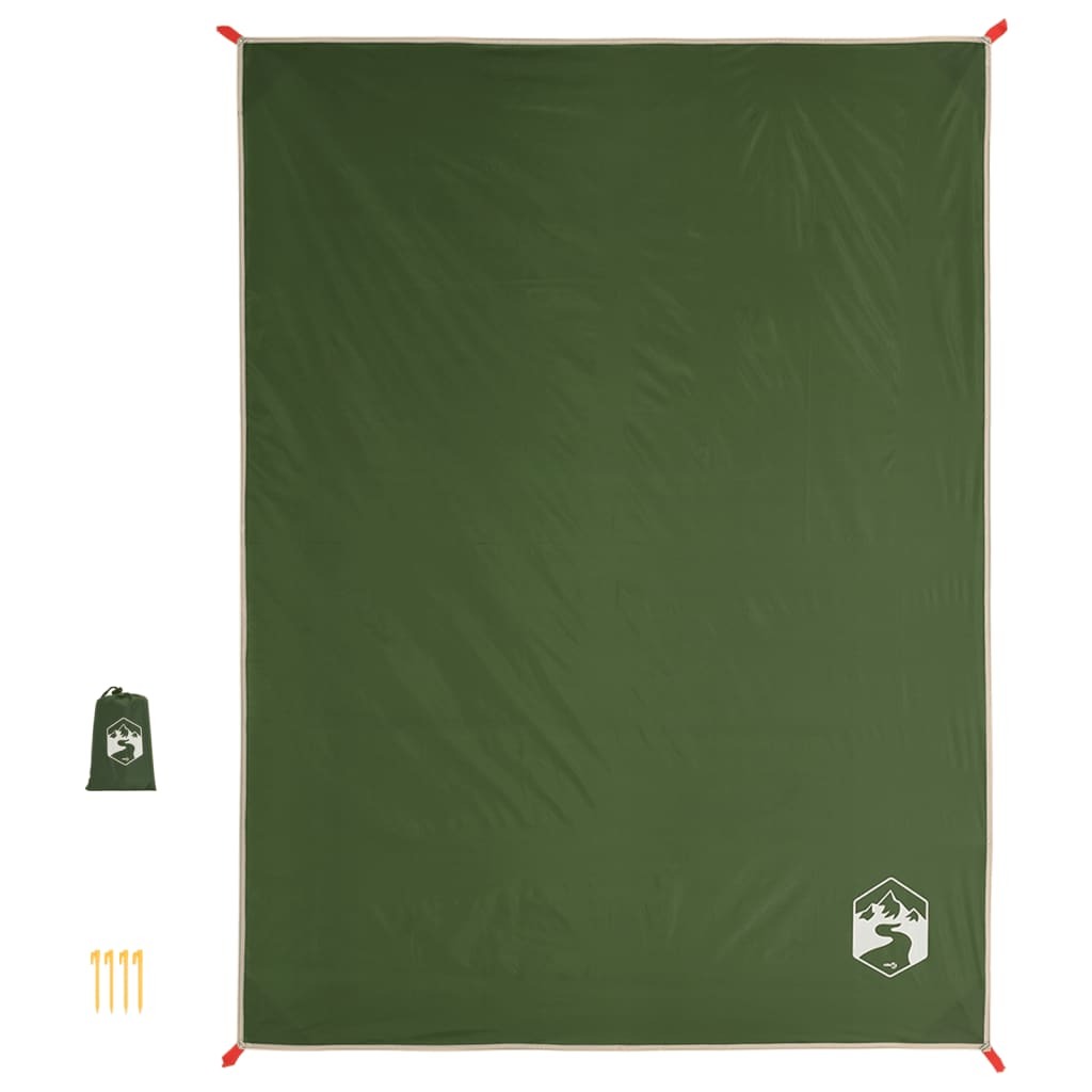 Mafett Picnic Blanket with Pegs Green 205x155 cm