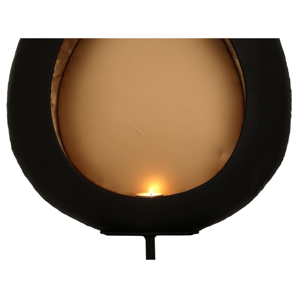 Lesli Living Drop Candle Holder Egg on Stand, Stunningly Crafted with Precision, Measuring 23x11x41 cm - Perfect for Adding a Touch of Contemporary Elegance and Illuminating Your Space with Warmth and Style