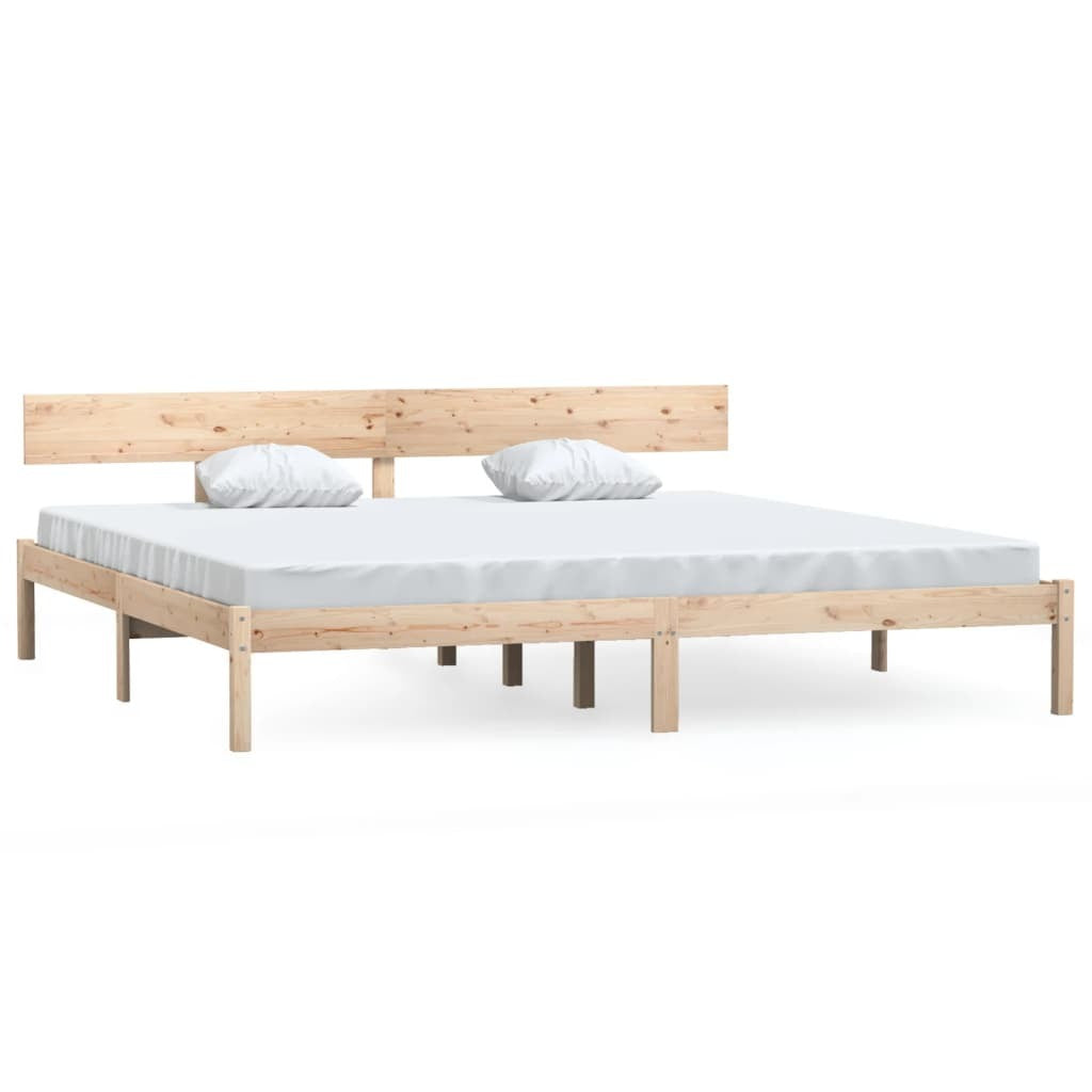 Mafett Solid Wood Bed Frame – Super King Size (Mattress Not Included)