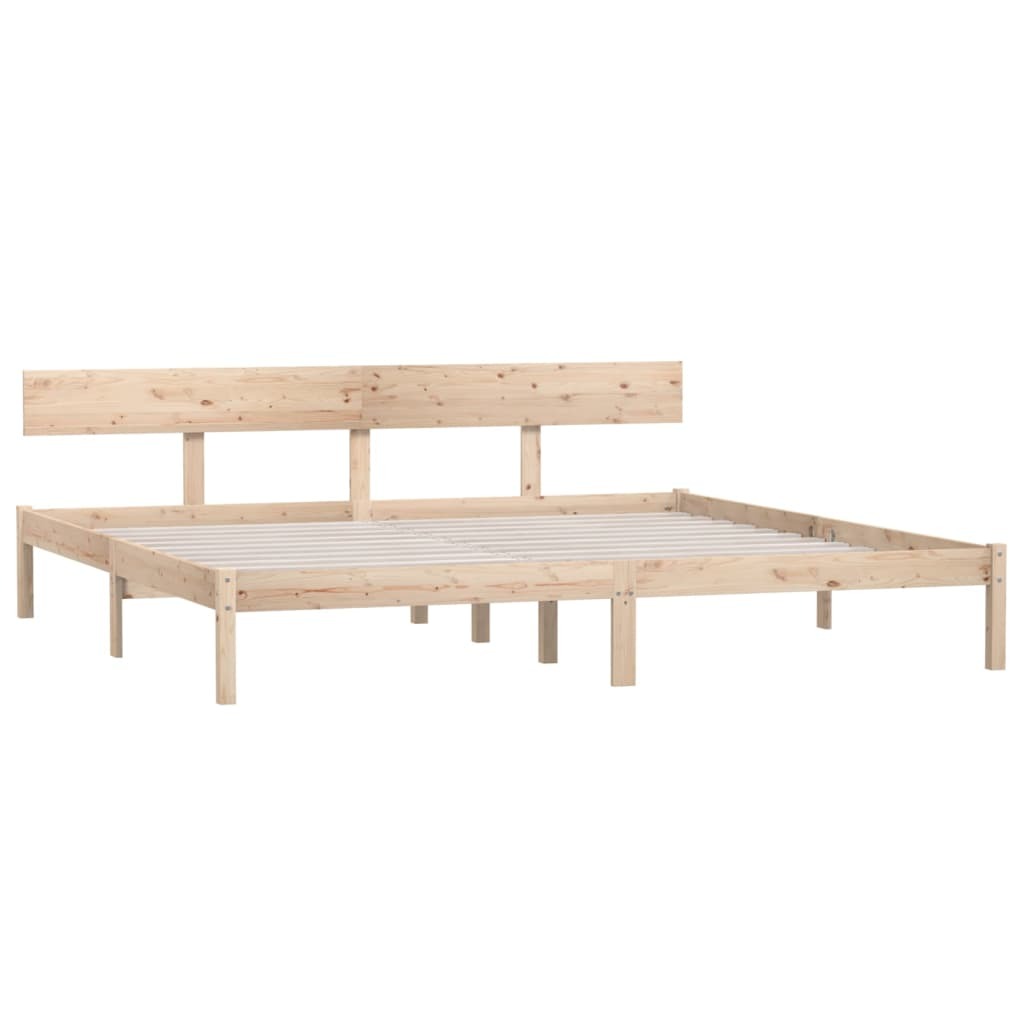 Mafett Solid Wood Bed Frame – Super King Size (Mattress Not Included)