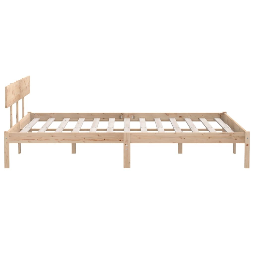 Mafett Solid Wood Bed Frame – Super King Size (Mattress Not Included)