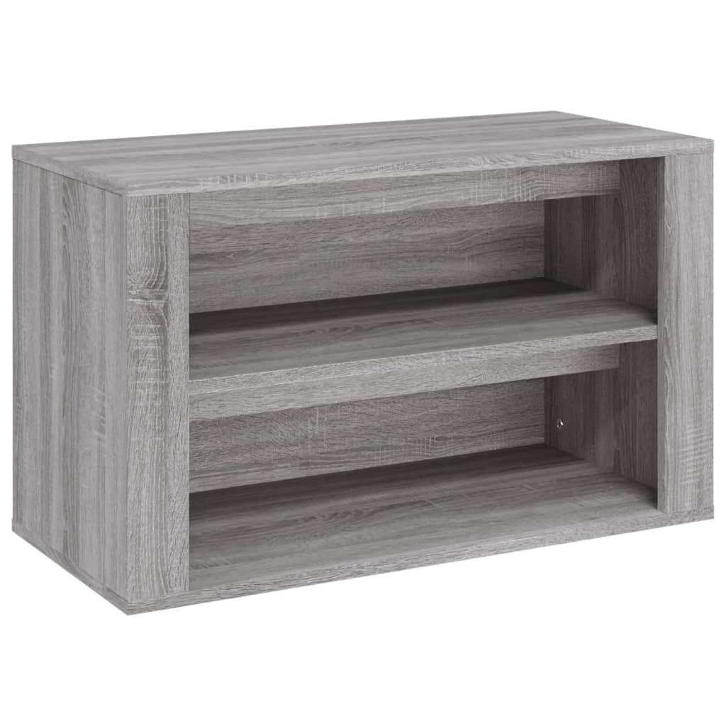 Mafett Shoe Rack Grey Sonoma 75x35x45 cm Engineered Wood