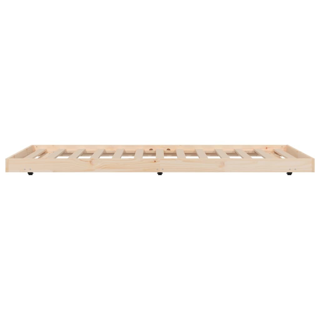 Mafett Bed Frame without Mattress 80x200 cm Solid Wood Pine