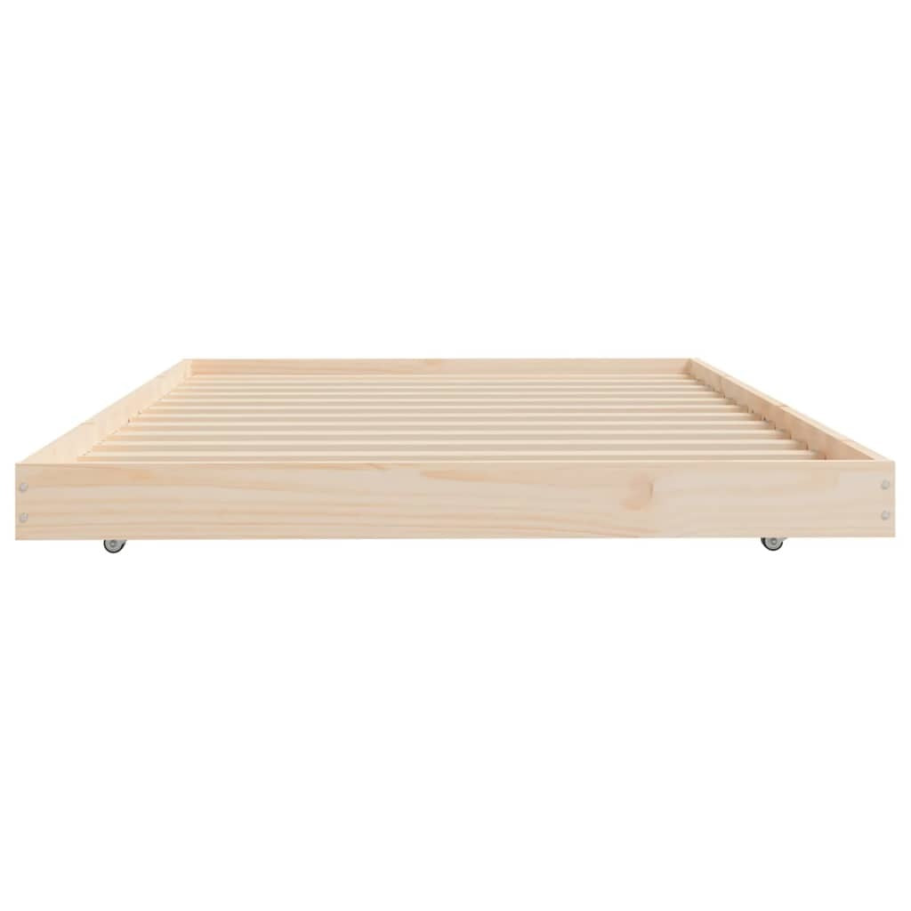 Mafett Bed Frame without Mattress 80x200 cm Solid Wood Pine