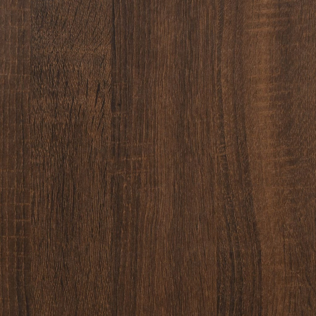 Mafett Bathroom Cabinet Brown Oak 60x32x53.5 cm Engineered Wood