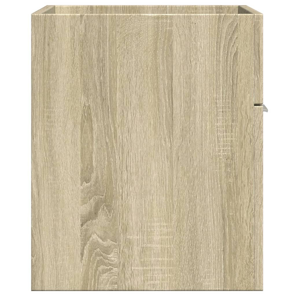 Mafett Sink Cabinet Sonoma Oak 60x38.5x46 cm Engineered Wood