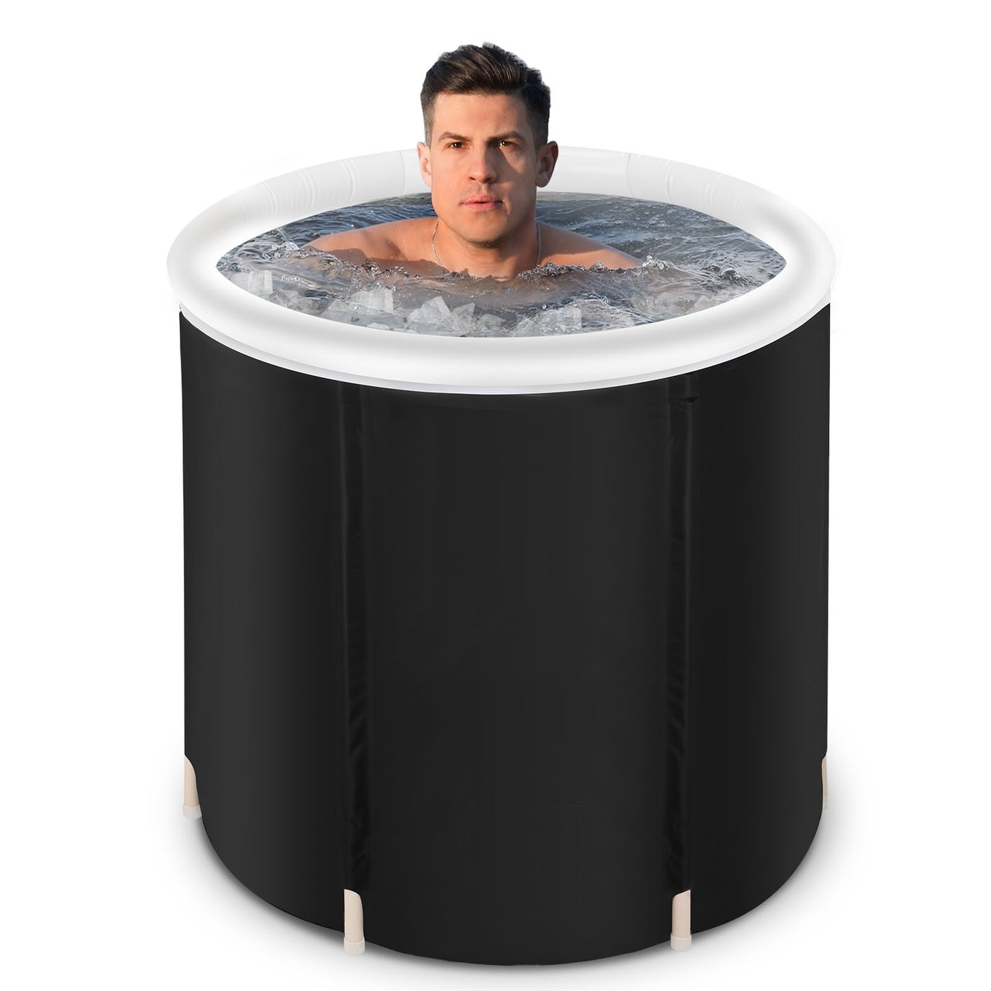 Mafett Recovery Ice Tub Foldable Bathtub Outdoor Portable Cold Water Therapy Tub Fitness Rehab Ice Tub For Athletes