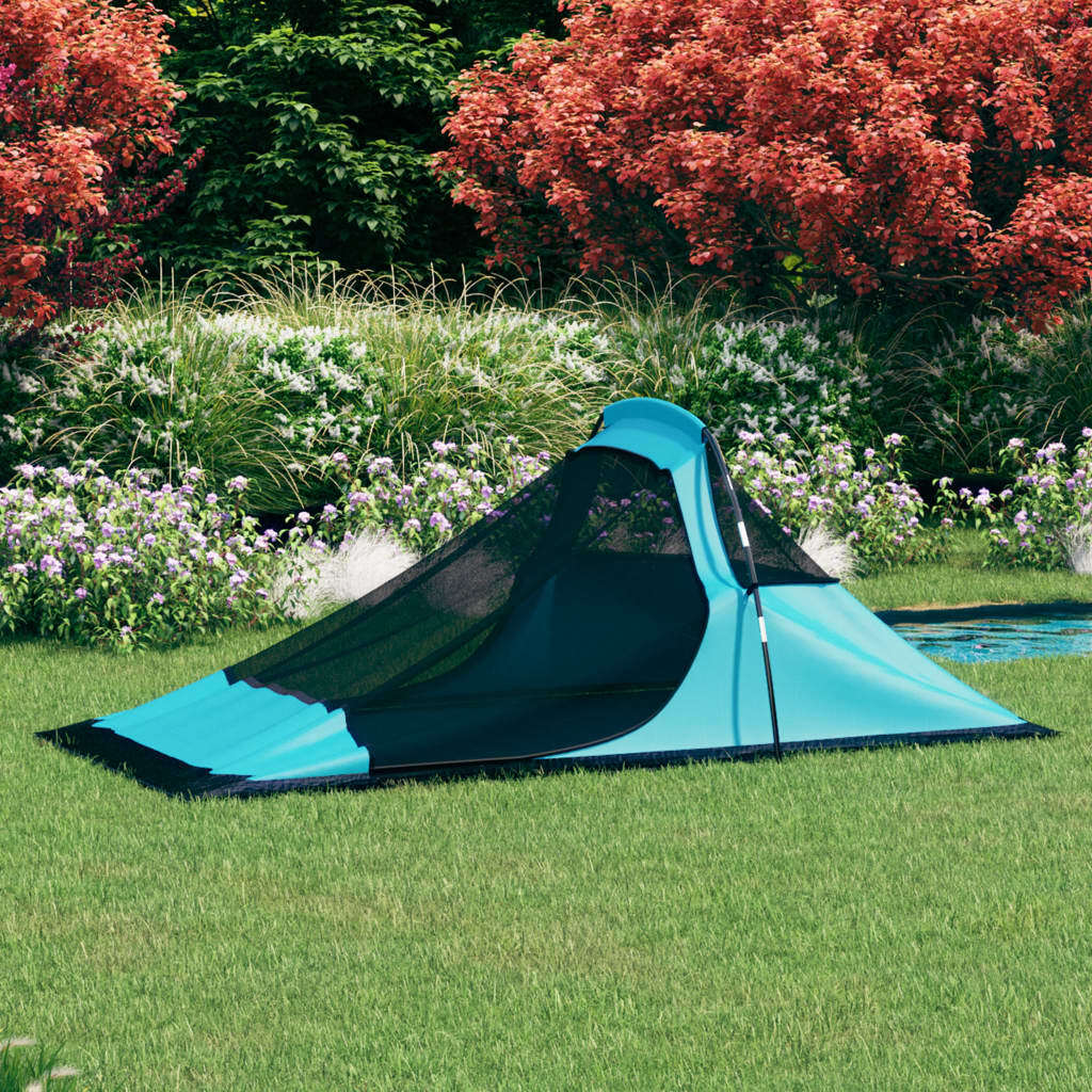 Camping Tent 317x240x100 cm Blue - Lightweight and Compact for Easy Transport - Ideal for Active Campers and Weekend Trips