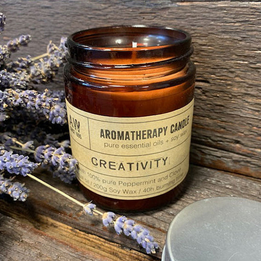 Aromatherapy Candle - Creativity | Inspiring Scent for Focus & Imagination | Single Piece Per Case