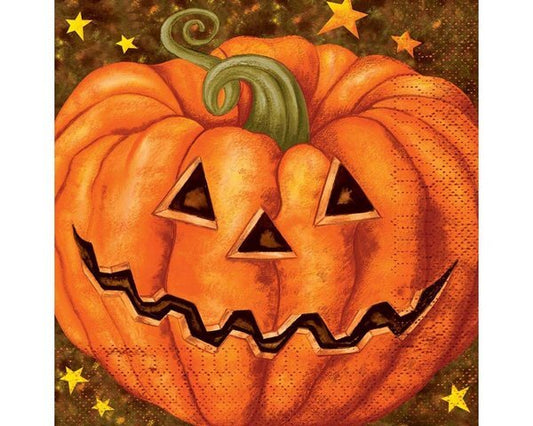 Halloween Party Napkins – 16 Pack of Festive Themed Paper Napkins for Spooky Celebrations