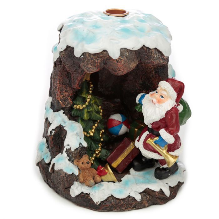 Christmas Santa's Grotto Backflow Incense Burner - Per case: 1 Piece