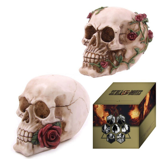 Skull with Roses – Unique Design Home Decor (1 Piece per Case)