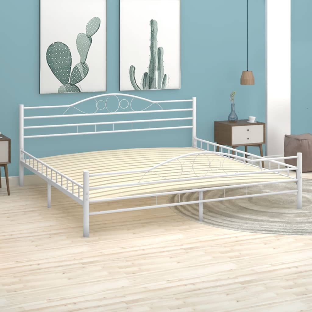 ComfortPlus Double Slatted Bed Base with 17 Slats for Optimal Support