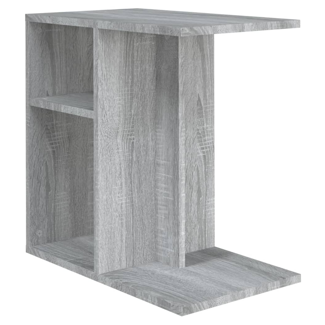 Mafett Side Table Grey Sonoma 50x30x50 cm Engineered Wood