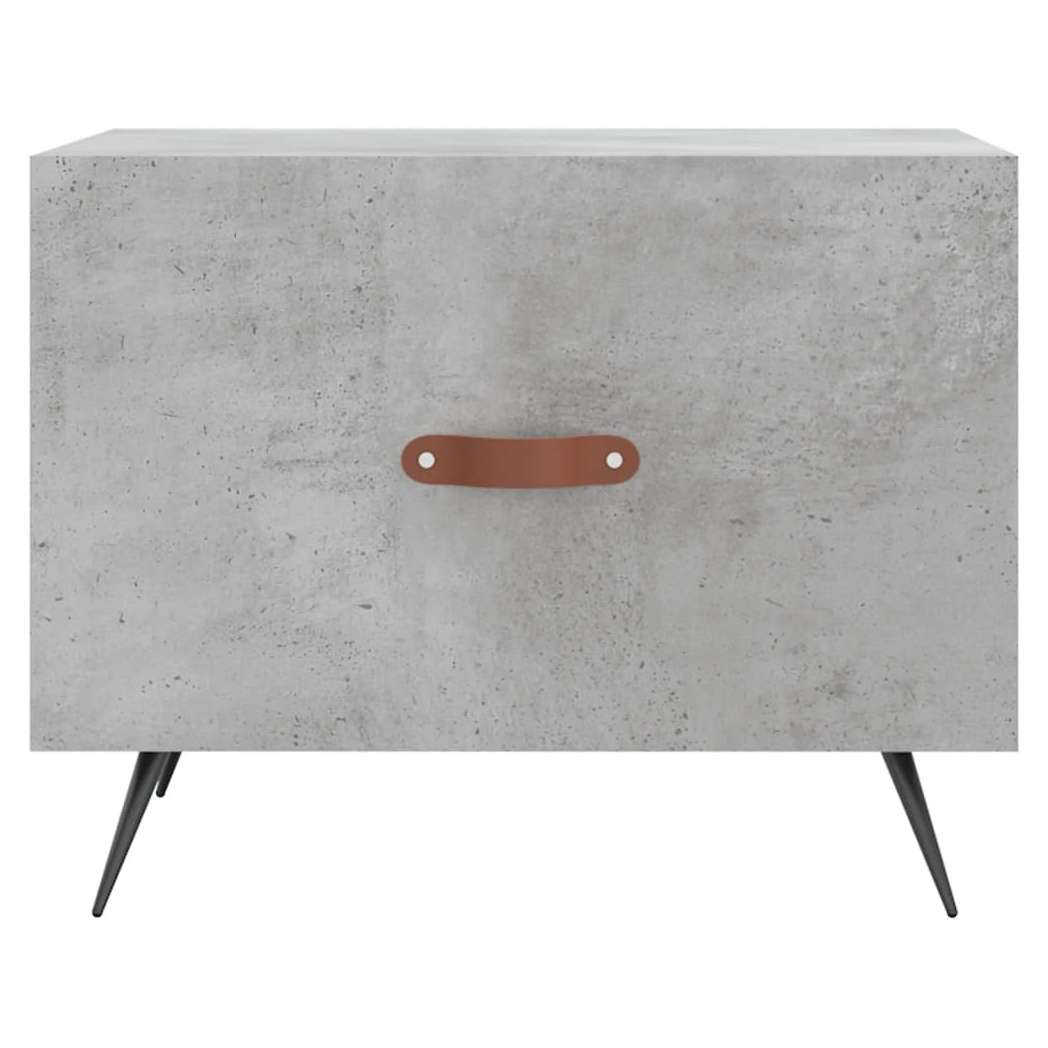 Mafett Concrete Grey Coffee Table | Sleek Engineered Wood Design (90x50x36.5 cm) for Modern Living Spaces