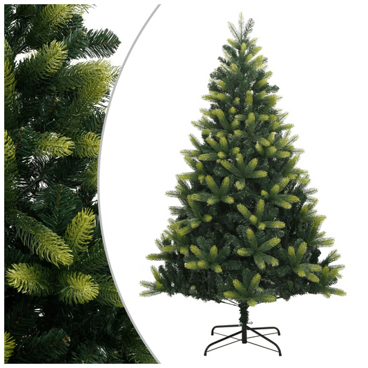 Mafett 150 cm Artificial Hinged Christmas Tree with Stand – Effortless Holiday Elegance