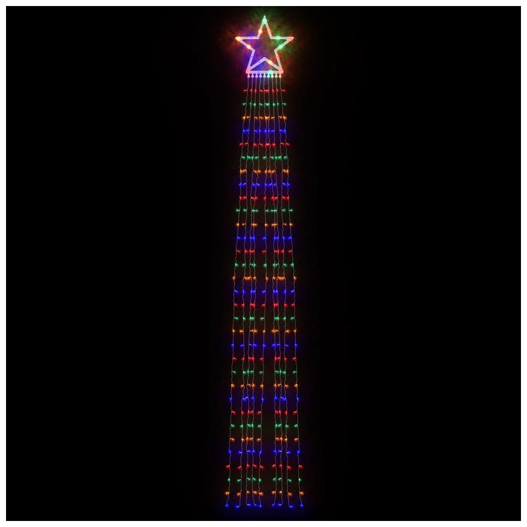 Mafett 320 LED Colorful Christmas Tree Lights | 375 cm Length for Festive Holiday Illumination and Vibrant Decor