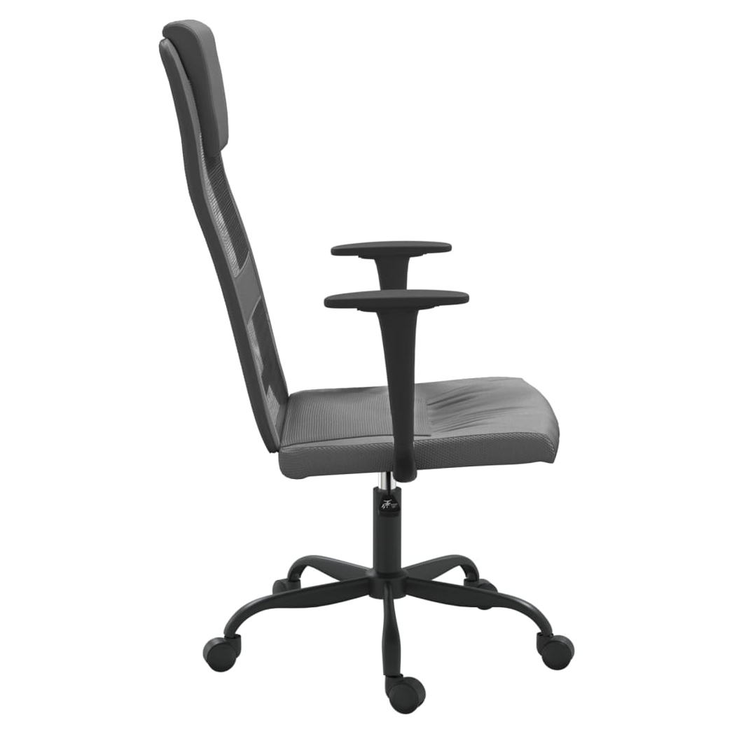 Mafett Ergonomic Office Chair | Grey Mesh Fabric & Faux Leather for Comfort and Style