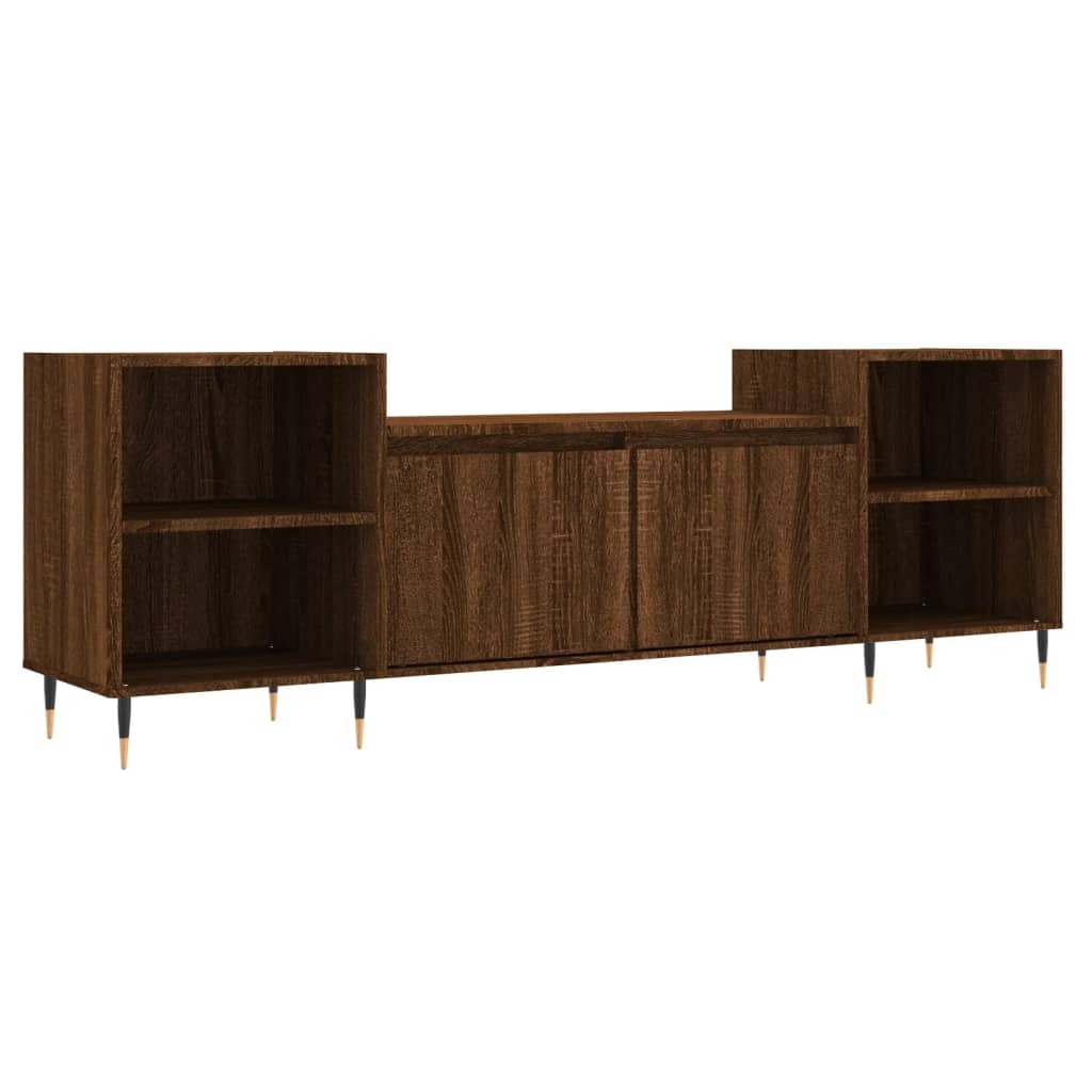 Mafett Cabinet Brown Oak Tv Stand 160x35x55 cm Engineered Wood