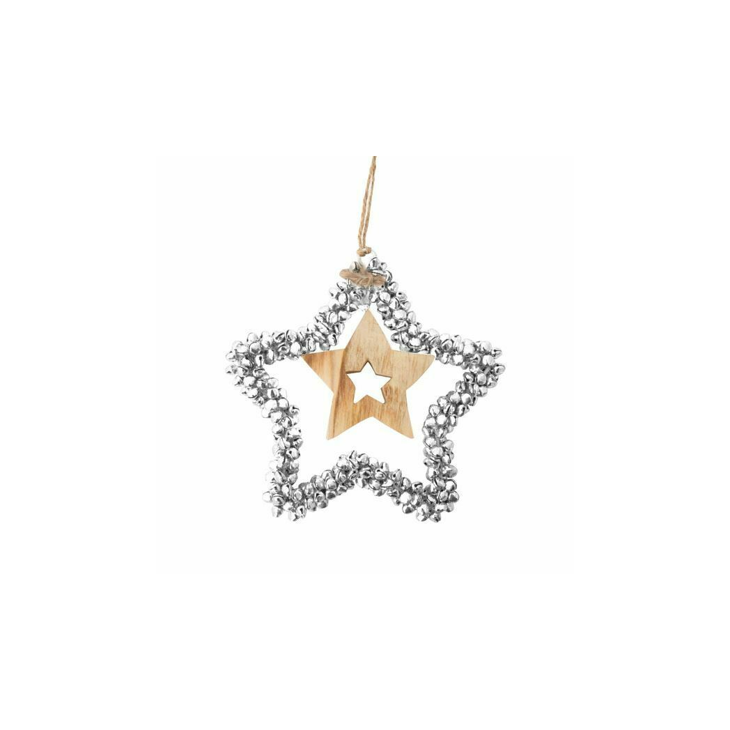 Christmas Tree Decoration: Hanging Star Ornament for Festive Holiday Cheer