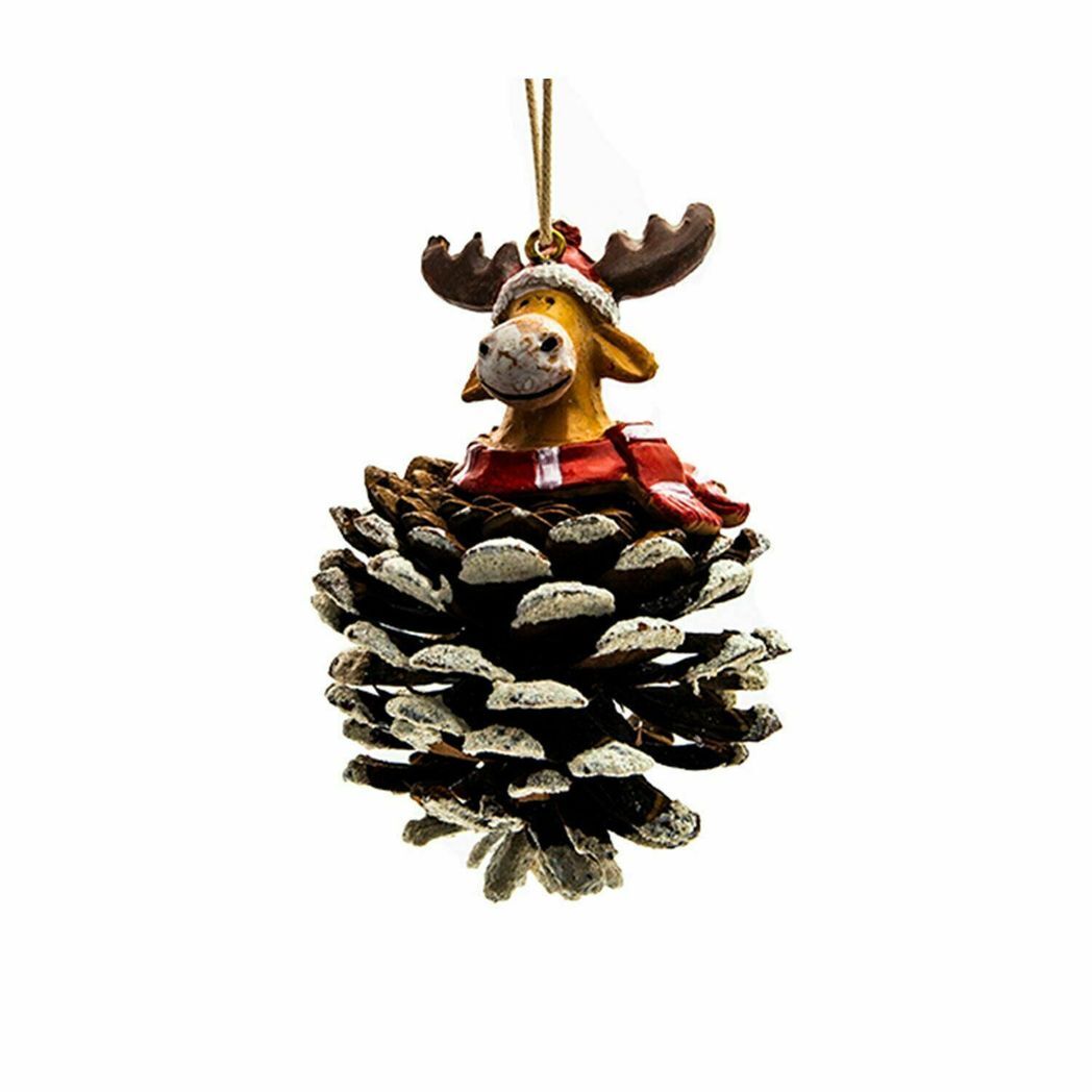 Christmas Ornament Gift 30.5 cm Pinecone Wood