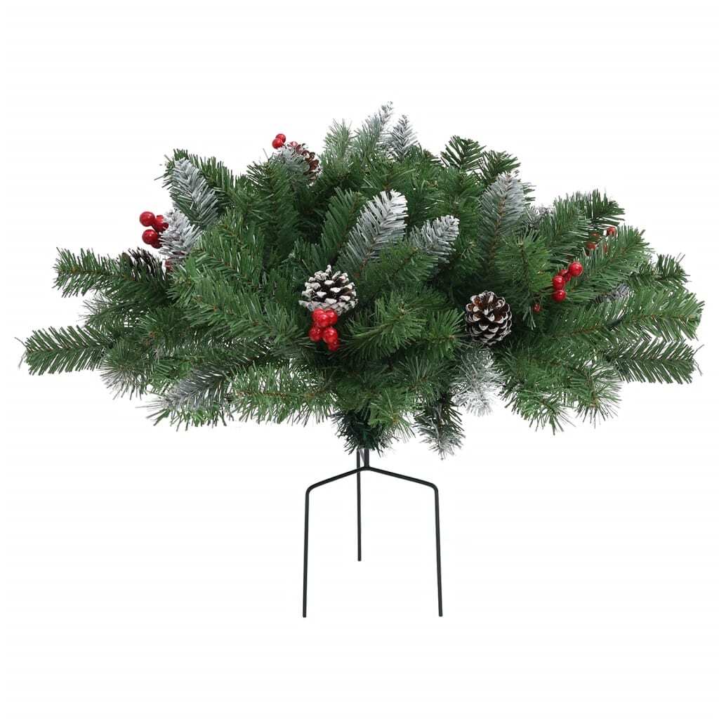 Mafett Green Artificial Pathway Christmas Tree 40cm | PVC Holiday Decoration