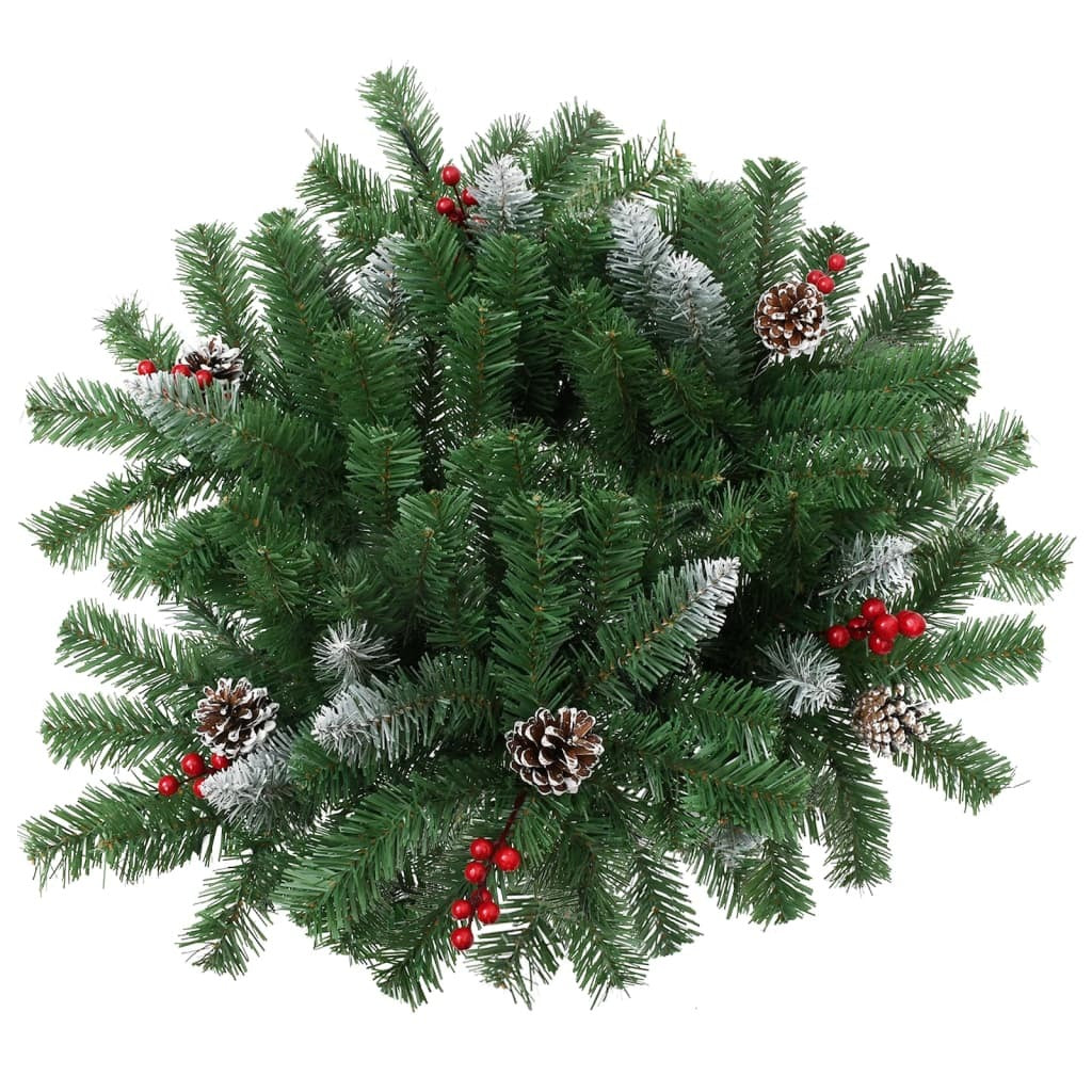 Mafett Green Artificial Pathway Christmas Tree 40cm | PVC Holiday Decoration