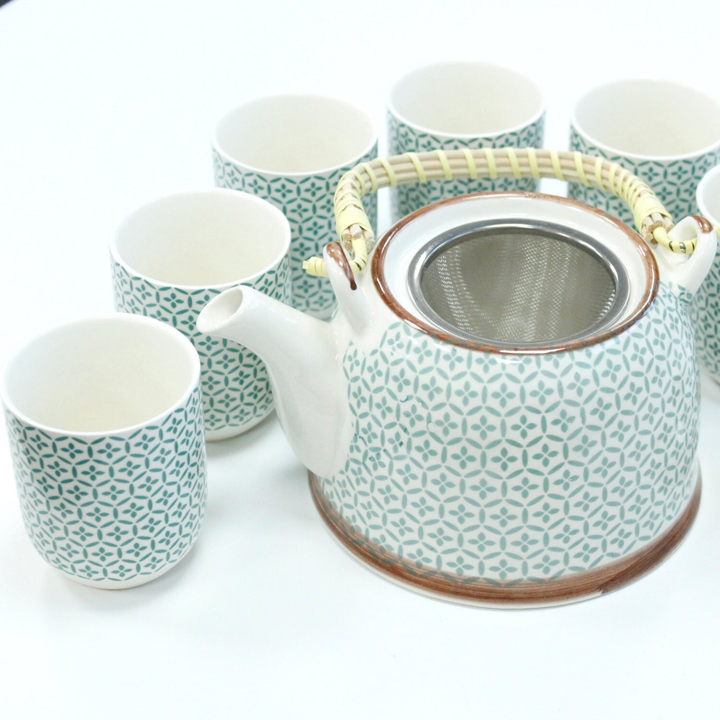 Mafett Herbal Teapot Set - Green Mosaic | Gift Celebration Festive Event