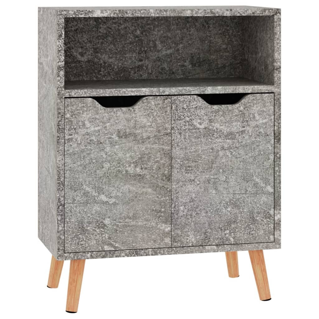 Sideboard Concrete Grey 60x30x72 cm Engineered Wood