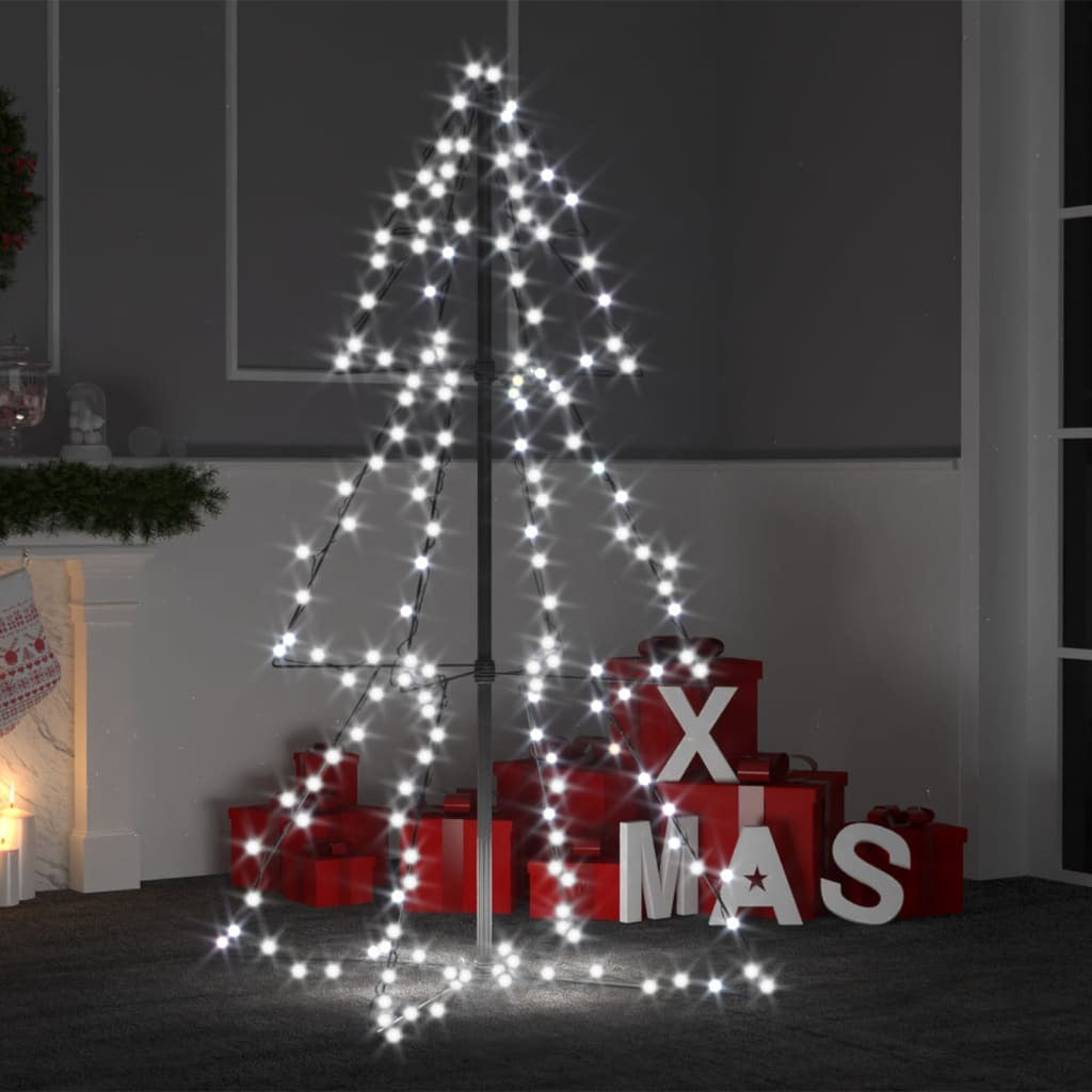 Mafett Christmas Cone Tree 78x120 cm – 160 LEDs for Indoor & Outdoor Festive Decor