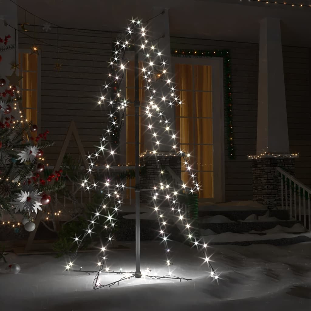 Mafett Christmas Cone Tree 78x120 cm – 160 LEDs for Indoor & Outdoor Festive Decor